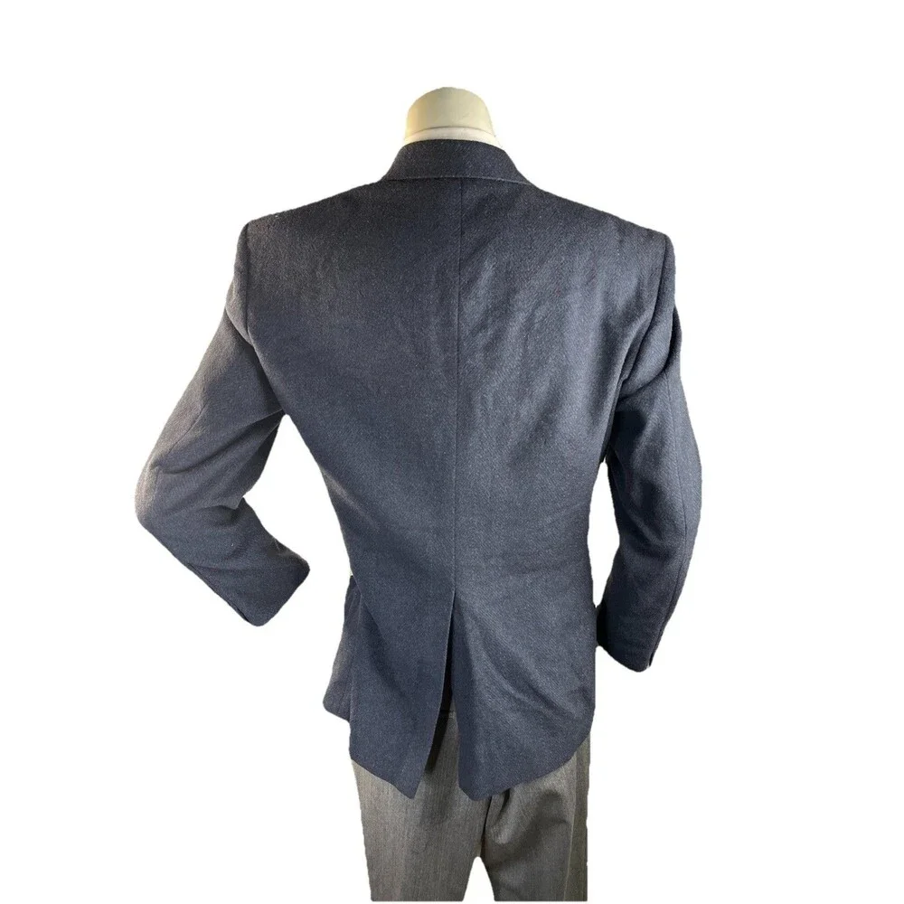 Vintage Robert Stock Men 39R Blazer Camel Hair Tweed Subtle Striped Sport Coat
